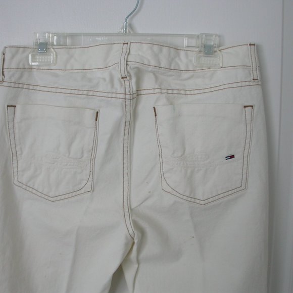Tommy Hilfliger Cream Coloured Denim Jeans - Picture 4 of 8